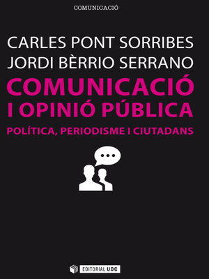 cover image of Comunicació i opinió pública